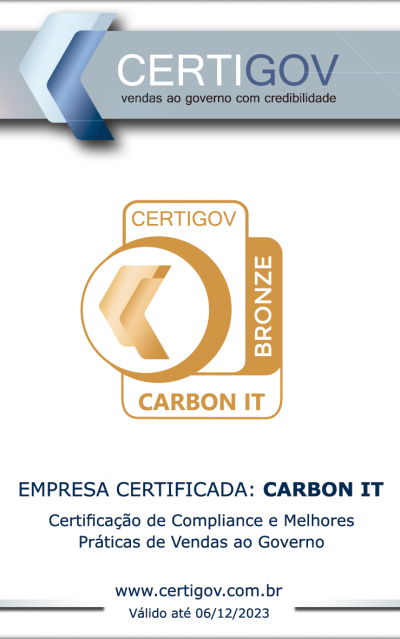 Card CARBON IT - BRONZE